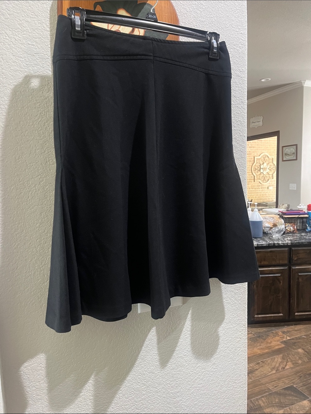 George Black Flared Circle Skirt